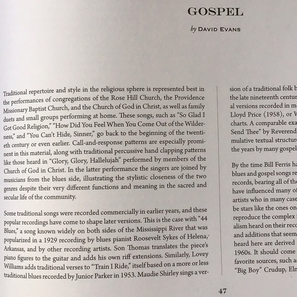 Voices of Mississippi, Book and CDs - Picture 11 of 14